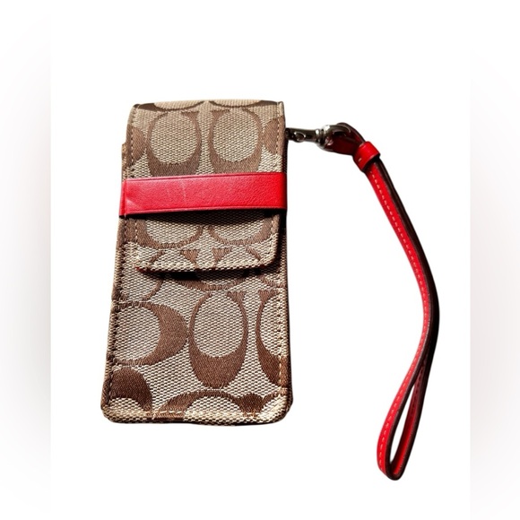 Coach Cell Phone Wristlet Universal Pouch - Picture 2 of 6